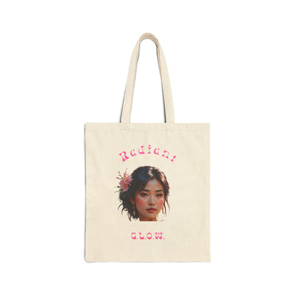 Radiant G.L.O.W. Cotton Canvas Tote Bag