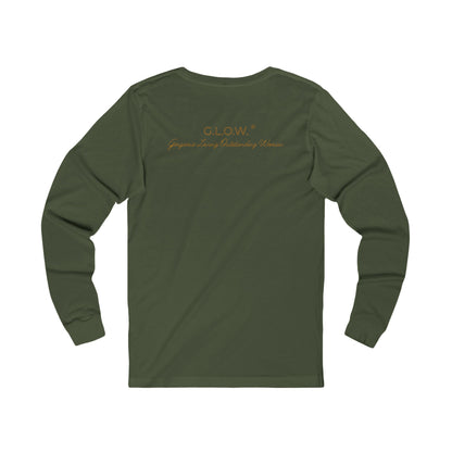 Brown Sugar G.L.O.W. Jersey Long Sleeve Tee