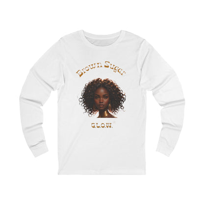 Brown Sugar G.L.O.W. Jersey Long Sleeve Tee