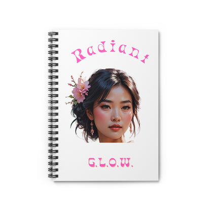 Radiant G.L.O.W. Spiral Notebook - Ruled Line
