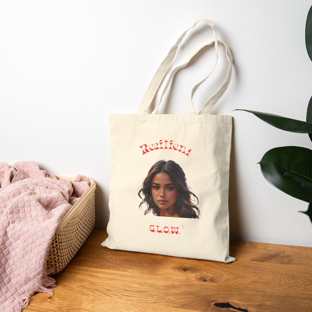 Resilient G.L.O.W. Cotton Canvas Tote Bag