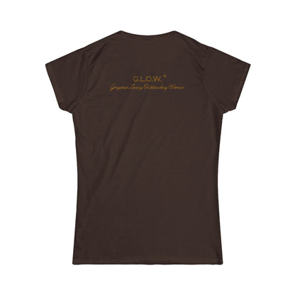 Brown Sugar G.L.O.W. Women's Softstyle Tee